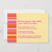 Kinder pony trekking 5 jarig jubileum kaart (Achterkant)