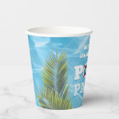Kinder Pool Party - Birthday Party Papieren Bekers (Voorkant)
