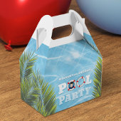 Kinder Pool Party Favor Box - Dank je cadeau Bedankdoosjes