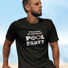 Kinder Pool Party T-Shirt