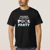 Kinder Pool Party T-Shirt (Voorkant)