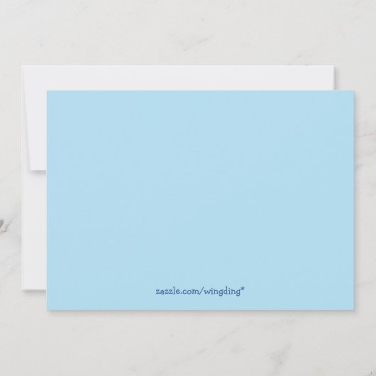 Kinder-poolpartij Kaart (Achterkant)