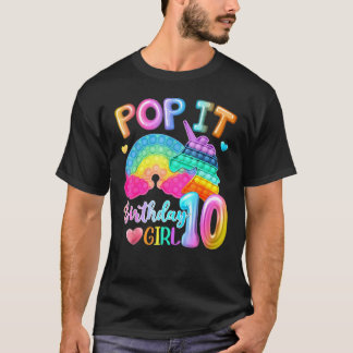 Kinder Pop, 10-jarig meisje voor 10-jarige baarmoe T-shirt