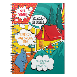 Kinder Pop Art Zomer Kamp Notitieboek