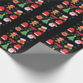 Kinder Pop Het kerstballetje kerstman renrendierst Cadeaupapier (Hoek)