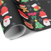 Kinder Pop Het kerstballetje kerstman renrendierst Cadeaupapier (Rol Hoek)