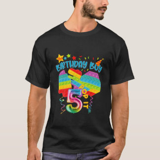 Kinder Pop het wordt 5 jaar oud jongetje T-shirt