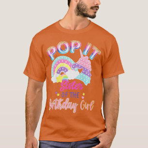 Kinder Pop Het zuster van het Birthday-meisje voor T-shirt