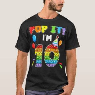 Kinder Pop op de geboorte Ik ben 10 jaar en 10e ve T-shirt