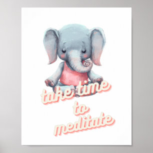 Kinder Poster voor Meditatie