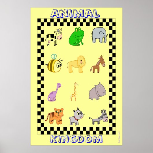 KINDER POSTERS - KAMER - KINDERKUNST - SPELEN (Voorkant)