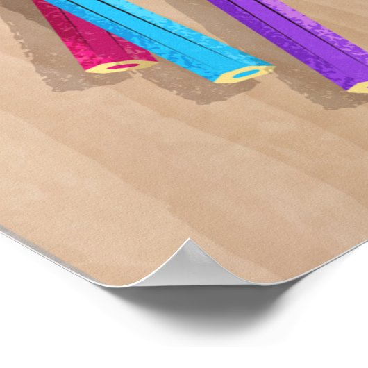 Kinder potloodtekening poster (Hoek)