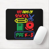 Kinder pre K-3 - 100 dagen school Muismat (Met muis)