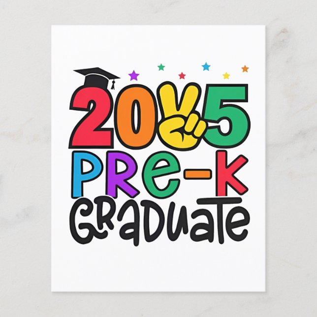 Kinder Pre-K Afstudeerder 2025 Preschool Prek Afst (Voorkant)
