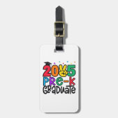 Kinder Pre-K Afstudeerder 2025 Preschool Prek Afst Bagagelabel (Voorkant verticaal)