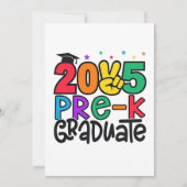 Kinder Pre-K Afstudeerder 2025 Preschool Prek Afst Kaart (Voorkant)