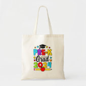 Kinder PreK Afstudeerder 2024 Preschool Afstuderen Tote Bag (Voorkant)