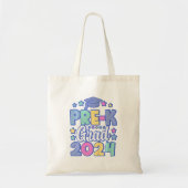 Kinder PreK Afstudeerder 2024 Preschool Afstuderen Tote Bag (Voorkant)