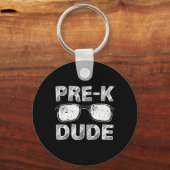 Kinder Prek Kerel Eerste Dag van Preschool Gift te Sleutelhanger (Voorkant)