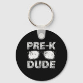 Kinder Prek Kerel Eerste Dag van Preschool Gift te Sleutelhanger (Achterkant)
