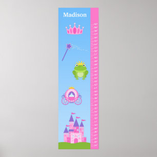 Kinder Princess Growth Chart Poster