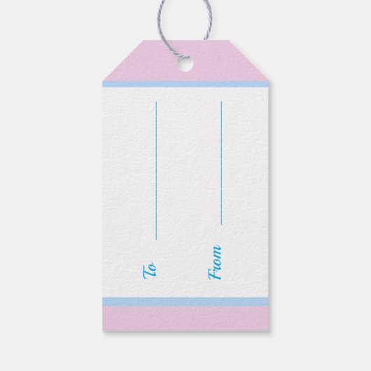 Kinder Princess Party Gift Label Cadeaulabel (Achterkant)