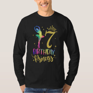 Kinder prinses 7th Birthday 7 Years Old Ballerina T-shirt