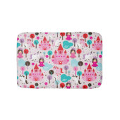 kinder prinses castle en unicorn badmat (Voorkant)