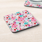 kinder prinses castle en unicorn bier onderzetter (Linkerzijde)