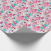 kinder prinses castle en unicorn cadeaupapier (Hoek)