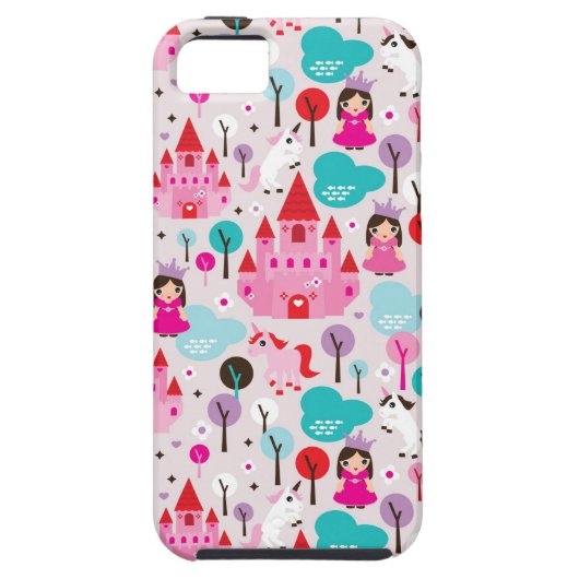 kinder prinses castle en unicorn Case-Mate iPhone case (Achterkant)