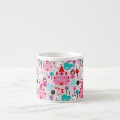 kinder prinses castle en unicorn espresso kop (Voorkant)