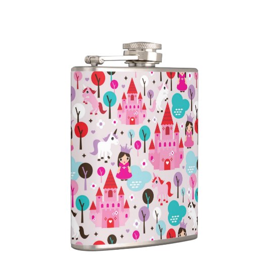 kinder prinses castle en unicorn heupfles (Rechts)