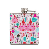 kinder prinses castle en unicorn heupfles (Achterkant)