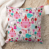 kinder prinses castle en unicorn kussen (Deken)