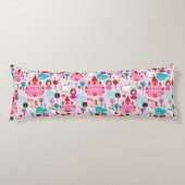 kinder prinses castle en unicorn lichaamskussen (Voorkant)