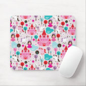 kinder prinses castle en unicorn muismat (Met muis)