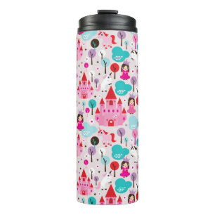 kinder prinses castle en unicorn thermosbeker