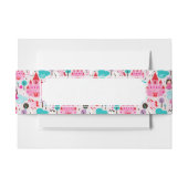 kinder prinses castle en unicorn uitnodigingen wikkel (Voorkant Voorbeeld)