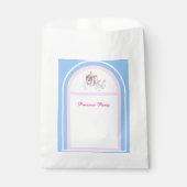 Kinder prinses verjaardagsfeestje gunstzak bedankzakje (Voorkant)