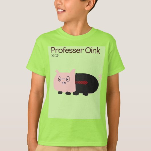 kinder Professor Oin Vet Kat Vriend Lid shirt (Voorkant)