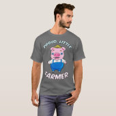 Kinder Proud Shirt Pig Farming Boy (Voorkant volledig)