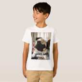 Kinder Pug TShirt (Voorkant volledig)