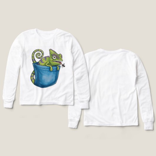 🦎 Kinder Pullover – Coole Eidechse | Tiermotiv Sw (Voorkant /achterkant)