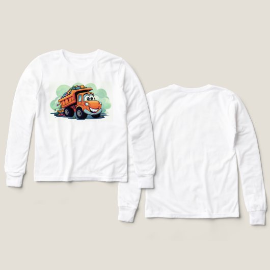 🚧👷♂️ Kinder Pullover – Cooles Baustellenauto (Voorkant /achterkant)