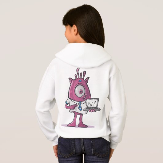 Kinder Pullover Hoodie (Achterkant volledig)