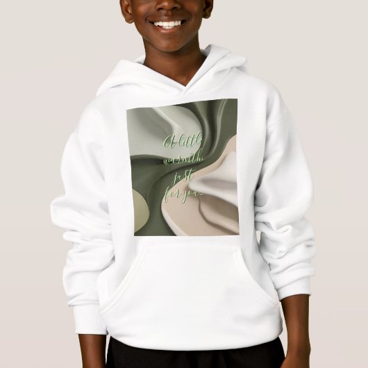 Kinder pullover hoodie in stijlvolle graphics (Voorkant)