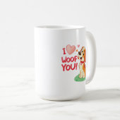 Kinder Pullover Hoodie Koffiemok (Voorkant rechts)