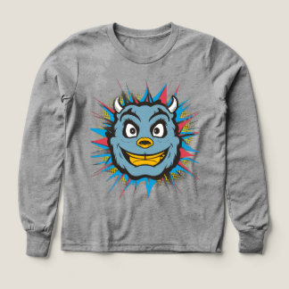 👹 Kinder Pullover – Lustiges Monster Gesicht