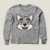 🦊 Kinder Pullover – Süßer Fuchs (Voorkant)